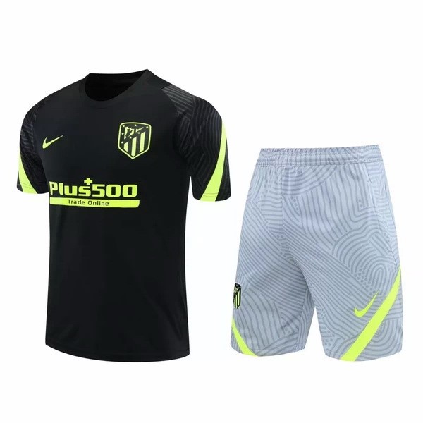 Entrenamiento Atletico Madrid Conjunto Completo 2020-2021 Negro Gris